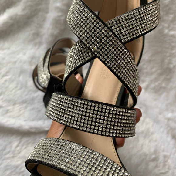 Black Rhinestone Heels - Picture 2 of 5